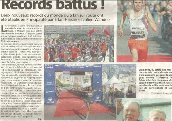 Monaco Run 2019 - Magali 3ème femme sur le 5 km route, huit podiums en catégorie