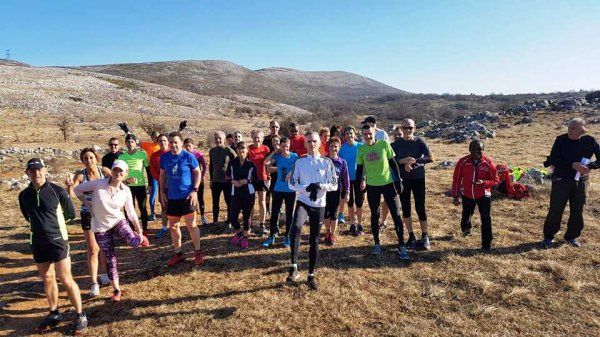 Fartlek ASPTT Nice Côte d'Azur au plateau de Saint-Barnabé (Col de Vence)