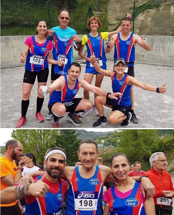La Foulée des Baous 2019 (Saint-Jeannet, 06) - Michèle Simoncelli 2ème sur 4,5 km Nathalie Saupagna, 2ème sur 10 km