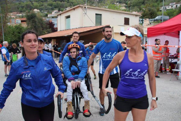 La Foulée des Baous 2019 (Saint-Jeannet, 06) - Michèle Simoncelli 2ème sur 4,5 km Nathalie Saupagna, 2ème sur 10 km