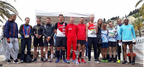 Ronde des Plages 2019 (Menton, 06) - Eric Descamps 2ème, l'ASPTT Nice 2ème