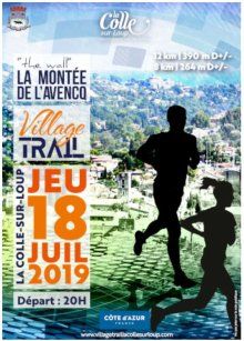Village Trail La-Colle-sur-Loup 2019 (06) - Amandine Ginouves 2ème sur 12 km
