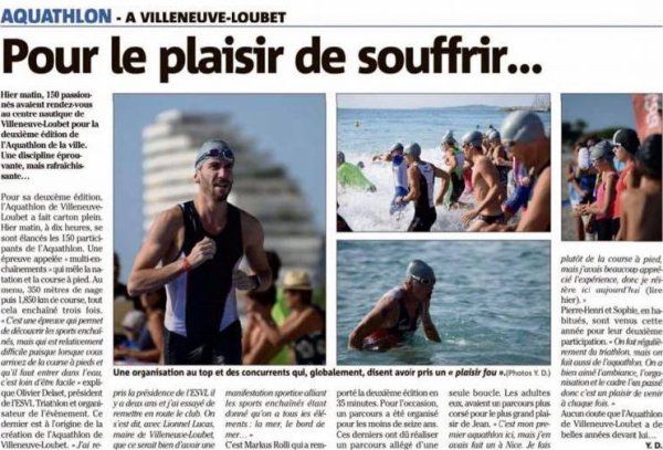 Aquathlon (SwimRun) de Villeneuve-Loubet 2019 - Hugues Plessis 6ème