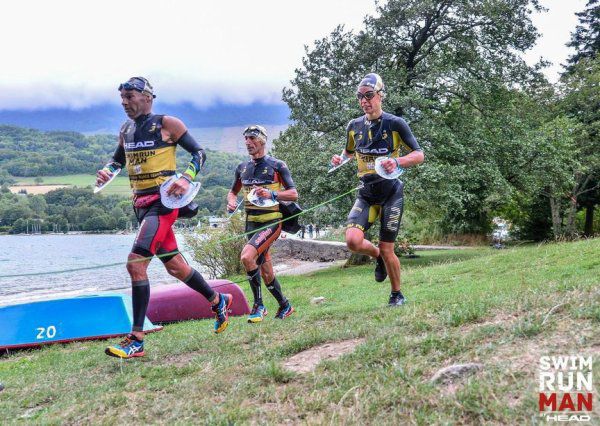Swimrun Grands Lacs de Laffrey (Isère) - Hugues Plessis sur le Vertical Duo (23ème)