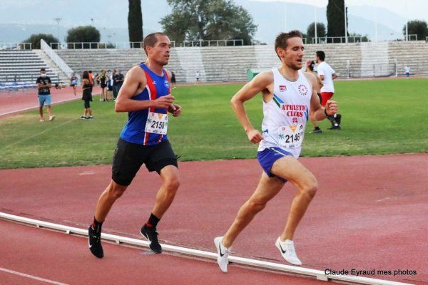 Meeting Nice Côte d'Azur Athlétisme (18/9/2020) - Eric Descamps 3ème sur 3000 m