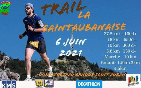 Trail La SaintAubanaise (Château-Arnoux-Saint-Auban, 04) - Top 10 pour Julien Carlier