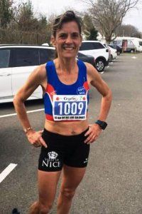 Championnat Régional 10 km 2021 (Tamaris,Var) - Magali Championne Master 3