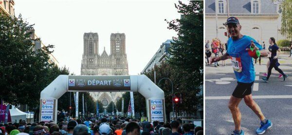 Marathon "Run In Reims" 2021 - Didier Allou 1er Master 5