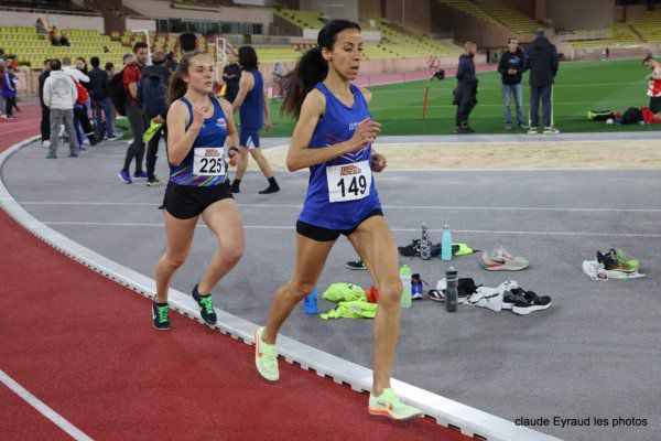 Journée Monégasque d'Athlétisme 2022 (Monaco) - Hanane Hili 4ème sur 3000 m