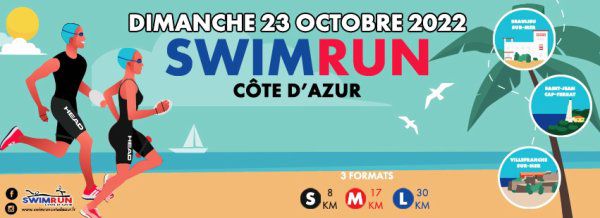 SwimRun Côte d'Azur 2022 - 17 km et 18 transitions course-nage pour Mickaël Ohanna
