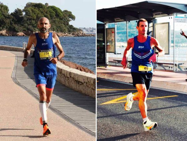 Marathon Nice Cannes 2022 - Jean-Bernard Grondin 10ème, Fred Gayol 11ème