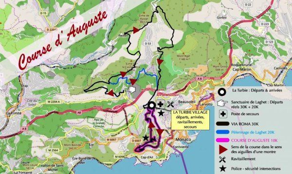 Trail de la Turbie 2022 (Alpes-Maritimes) - Dominique Perez 19ème sur 10 km