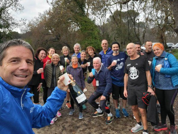 Fartlek de la Saint-Sylvestre 2022 avec l'ASPTT Nice Côte d'Azur