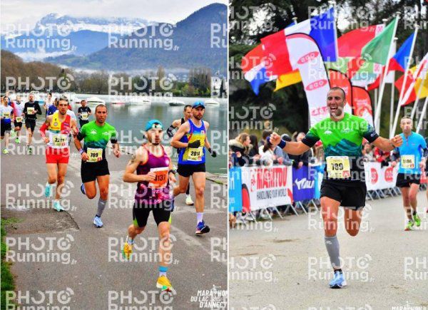 Marathon International du Lac d'Annecy 2023 - Romain Maurel en 2h54'55''