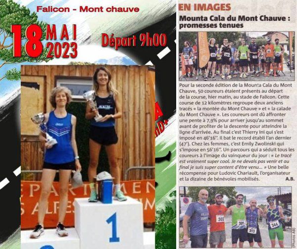 Mounta Cala du Mont Chauve 2023 (Falicon, 06) - Céline Guieu 2ème féminine