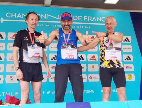 Départementaux Piste 2023 (Nice) - Hanane Hili Championne Masters sur 1500 m... Jean-Bernard Grondin 5ème Master sur 5000 m