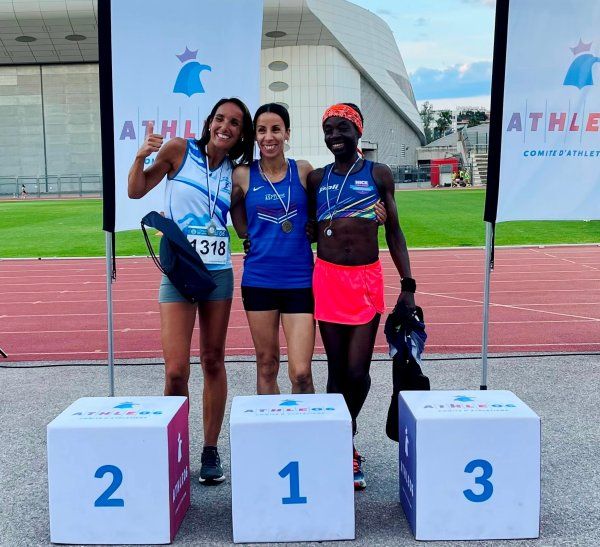 Départementaux Piste 2023 (Nice) - Hanane Hili Championne Masters sur 1500 m... Jean-Bernard Grondin 5ème Master sur 5000 m