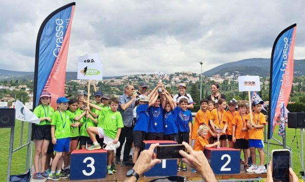 Finale Départementale Eveil Athlé 2023 - L'équipe de l'ASPTT Nice Championne