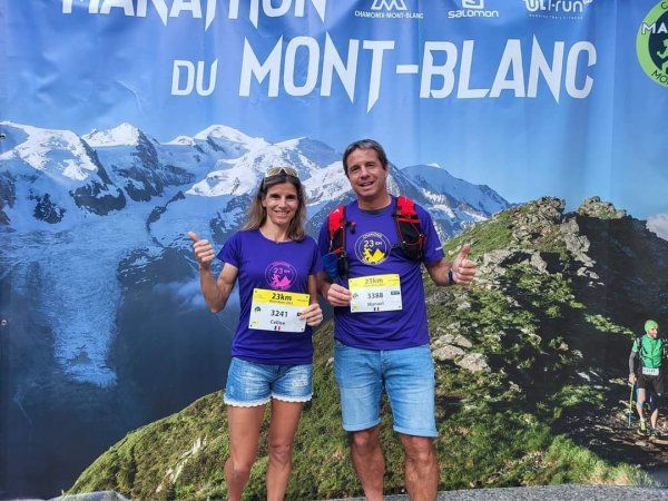 Marathon du Mont-Blanc 2023 (Chamonix) - Céline Plasseraud 2ème Master 2 sur 23 km