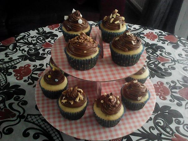 CUPCAKES TOPPING NUTELLA/MASCARPONE 