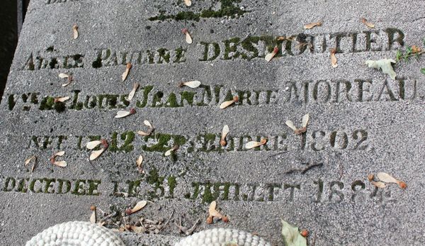 Tombe de Gustave Moreau. Cimetière Montmartre.