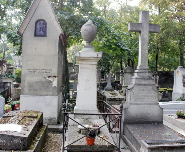 Tombe de Gustave Moreau. Cimetière Montmartre.