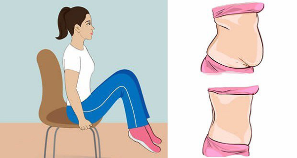 5 exercices de chaise qui réduiront votre graisse du ventre pendant que vous vous asseyez! (VIDÉO)