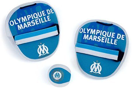 LA PLUME DOREE Om Licence Officielle Droit AU But Porte Clef en Metal Maillot Olympique DE Marseille