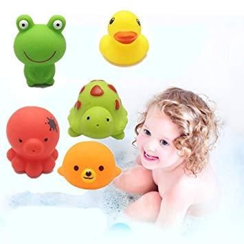 EJY B/éb/é Bleu Petite Baleine Enfant Jouet de Bain Douche Pulv/érisation deau Baignoire Jouet deau