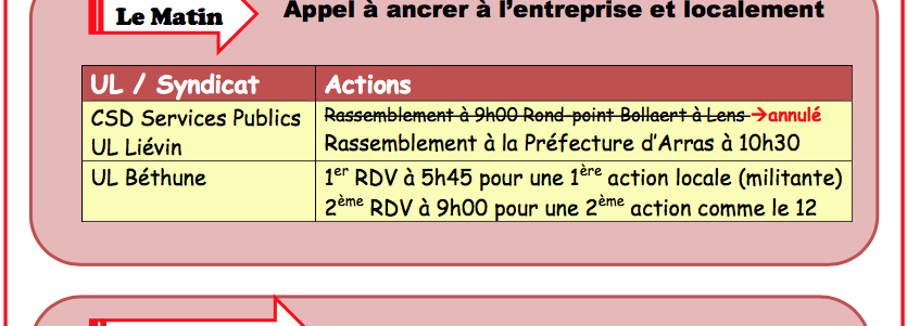 CGT: INFO LUTTE