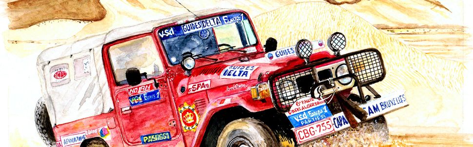TOYOTA B.J.43 du Paris-Alger-Dakar 1984