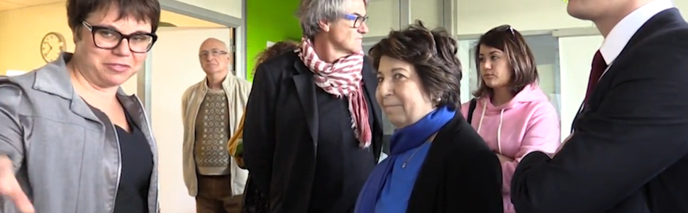 Corinne Lepage en campagne environnementale