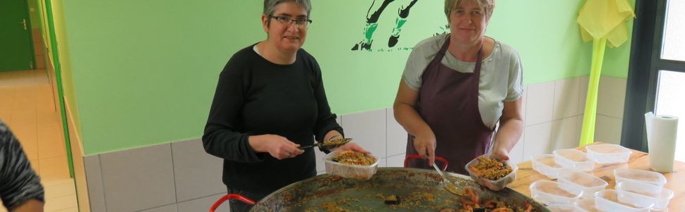330 portions de paella à emporter au profit de l'ASSER.