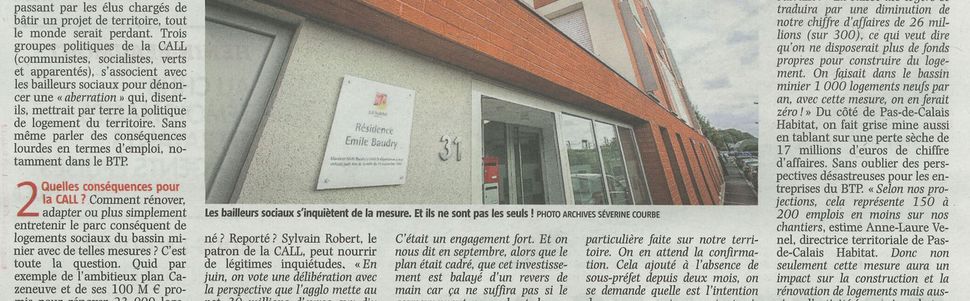 APL : Un coup d'arrêt à la politique du logement social pour Bernard Baude, maire de Méricourt