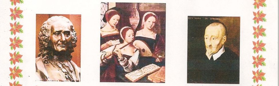 Canzonetta concert du 4 Avril 20h30 : Chants de Renaissance française