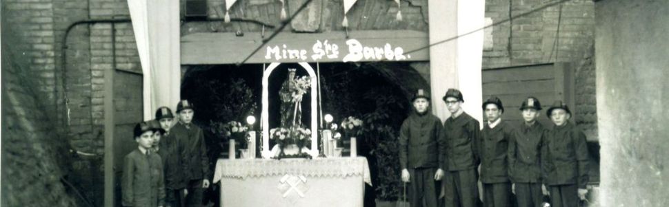 Livre de Roland SEBBEN - ALGRANGE Cité aux 4 mines (7) La main d'oeuvre/La sainte-Barbe/Les mouvements sociaux dans les mines