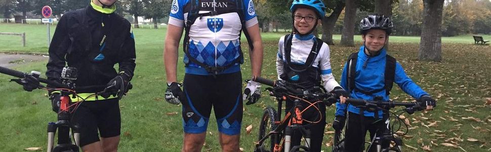 Trois jeunes du "CC Evran"