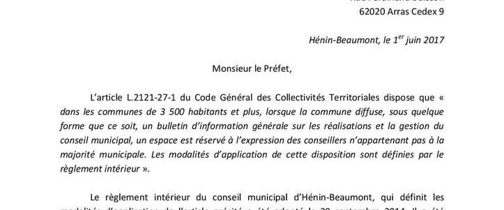 Magazine municipal : la Préfecture du Pas-de-Calais rappelle à l'ordre Bruno Bilde