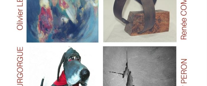 Expo Olivier Le Nan, Renée Cominassi, Corine Burgorgue et Sezny Peron à La Rochelle Porte Maubec