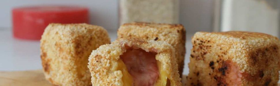 Cromesquis d'Ananas et son Coeur Surprise à la Fraise